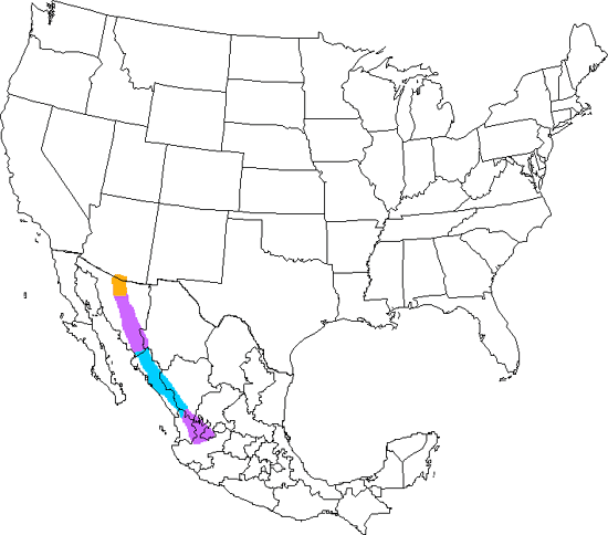 bird range map