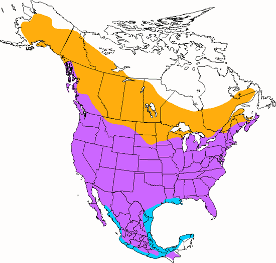 bird range map