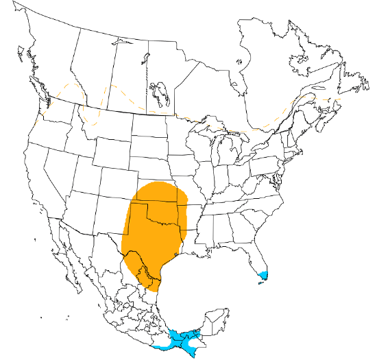 bird range map