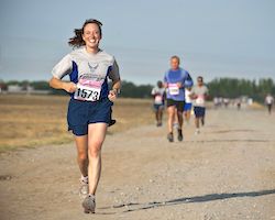 US Air Force marathon runners