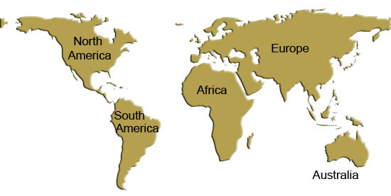 continents