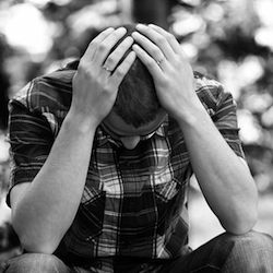 Depressed person