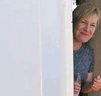 Susanne Neuer onboard research ship Poseidon. Susanne Neuer onboard research ship Poesidon.