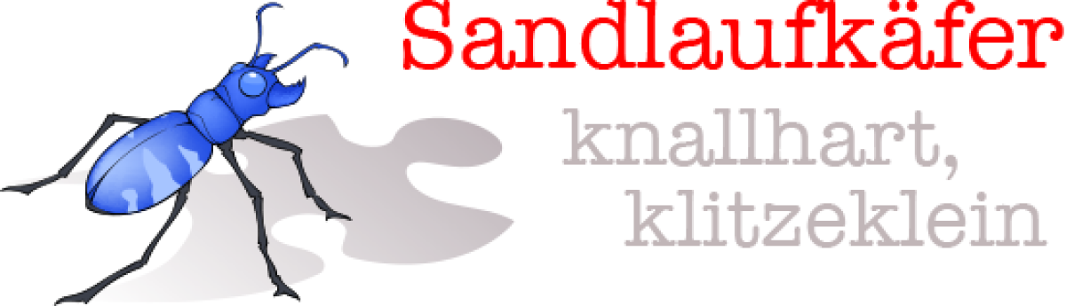 Sandlaufkäfer knallhart, klitzeklein