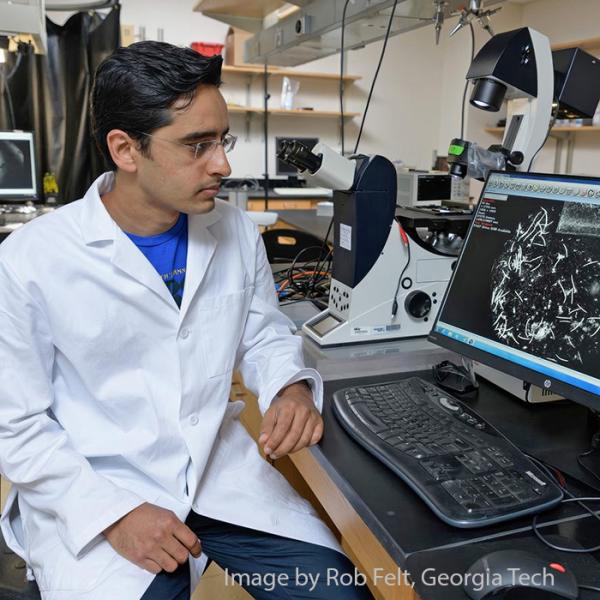 Saad Bhamla - In his lab